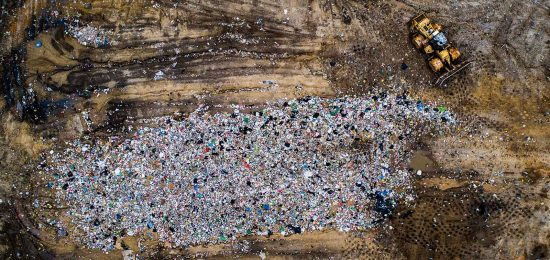 Aerial view of Landfill